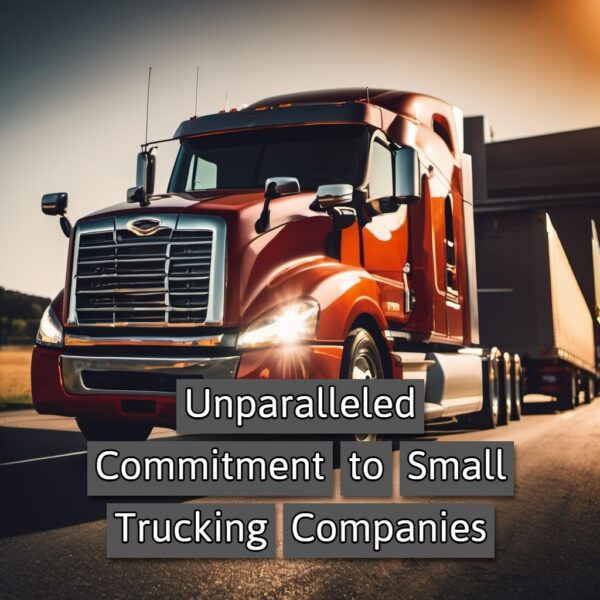 Unparalleled Commitment to Small Trucking Companies