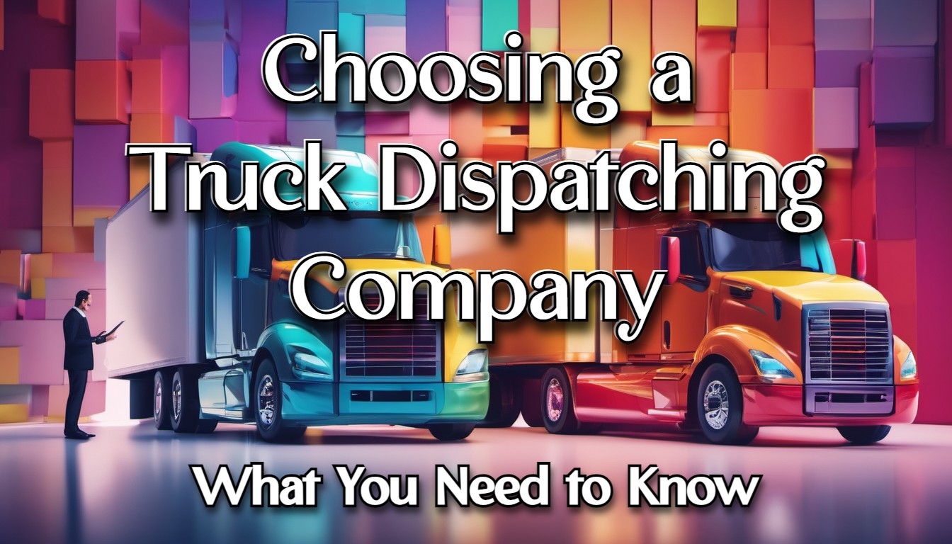 Choosing a Truck Dispatching Company