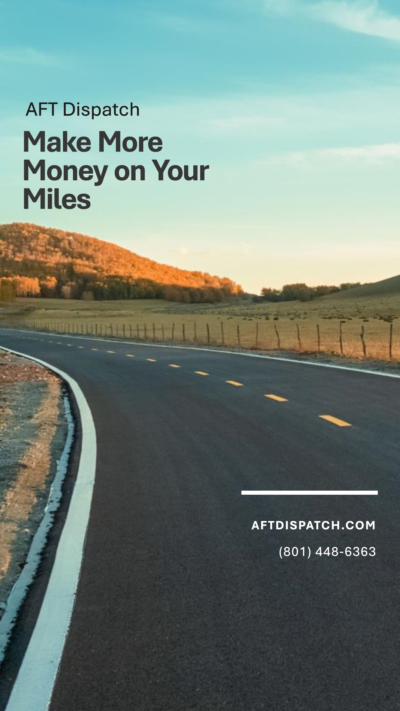 An ad for AFT Dispatch for truck dispatching