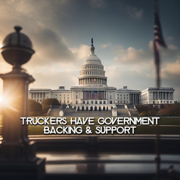 Truckers have government backing and support