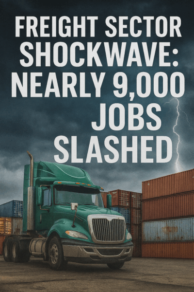 Nearly 10,000 jobs cut in freight sector