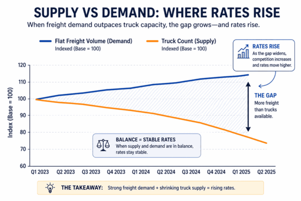 Supply vs Demand - Where Rates Rise